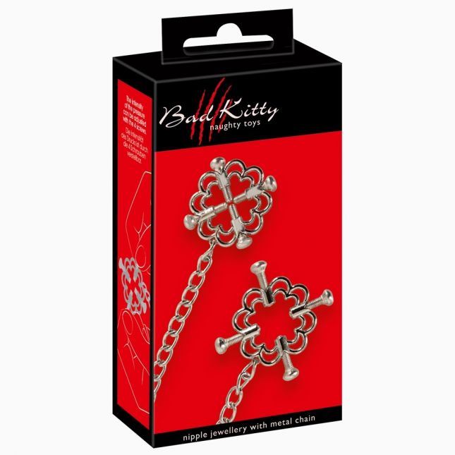 Затискачі для сосків - Bad Kitty Nipple Jewellery