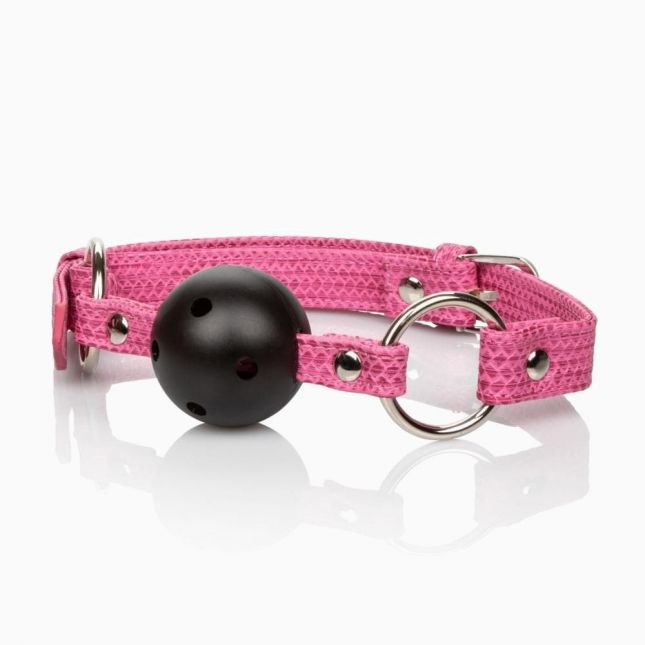 CalExotics Tickle Me Pink Ball Gag - кляп з кулькою