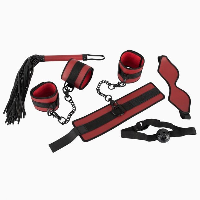 Набір БДСМ - 2492482 Bondage Set red/black