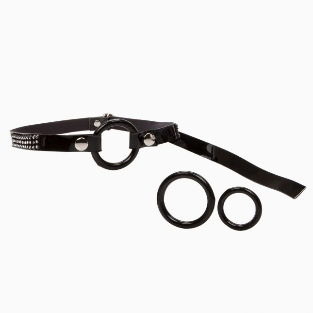 CalExotics Bound By Diamonds Open Ring Gag - кляп кільце