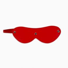 Закрытая маска на глаза с заклепками (красный)