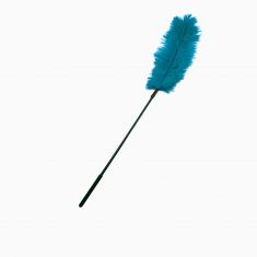 Перо страуса Sportsheets Ostrich Tickler Бирюзовое, для изысканных ласк