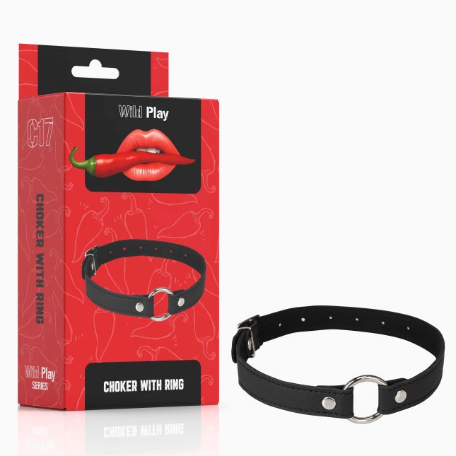 Нашийник - Erospace Wild Play Choker With Ring C17