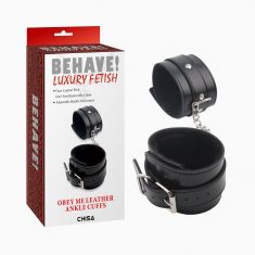 Наручники - Behave ! Obey Me Leather Ankle Cuffs Наручники - Behave ! Obey Me Leather Ankle Cuffs