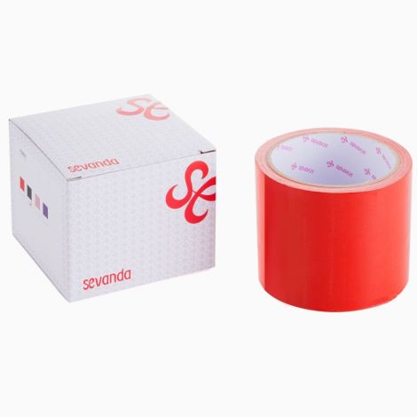 Скотч для бондажа LOCKINK SEVANDA Electrostatic Tape, красная, 16 м