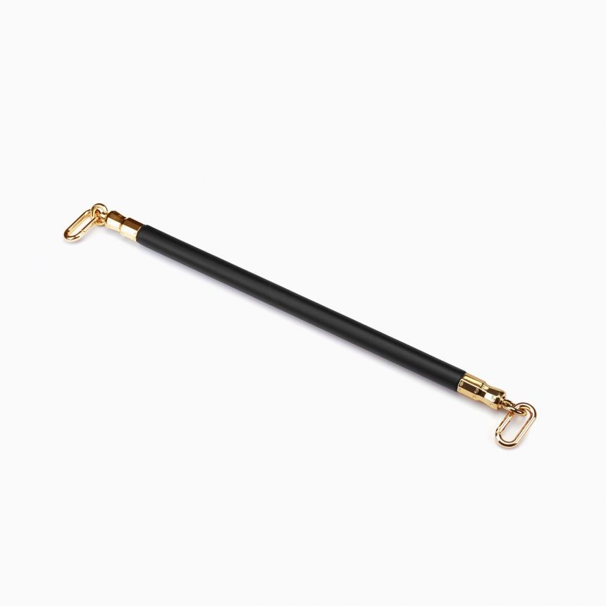 Фіксатор-розпірка для ніг Liebe Seele Black Organosilicon Spreader Bar, екошкіра Фіксатор-розпірка для ніг Liebe Seele Black Organosilicon Spreader Bar, екошкіра