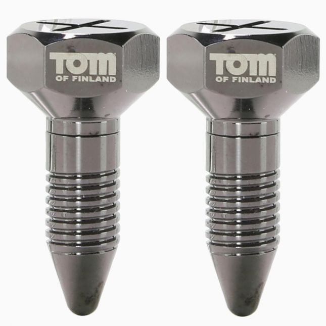 Tom of Finland Screw U II Magnetic Nipple Clamps - зажимы украшение для сосков