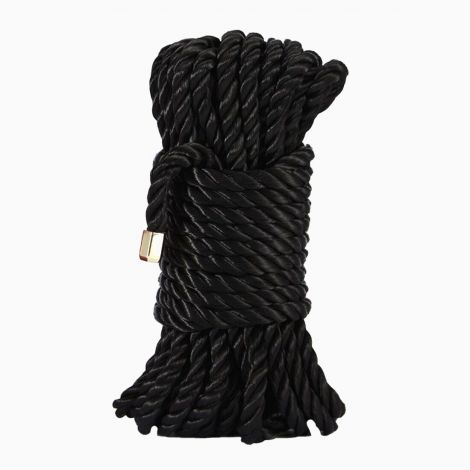 Роскошная веревка для Шибари Zalo Bondage Rope Black