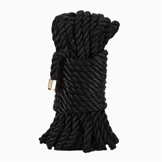 Роскошная веревка для Шибари Zalo Bondage Rope Black