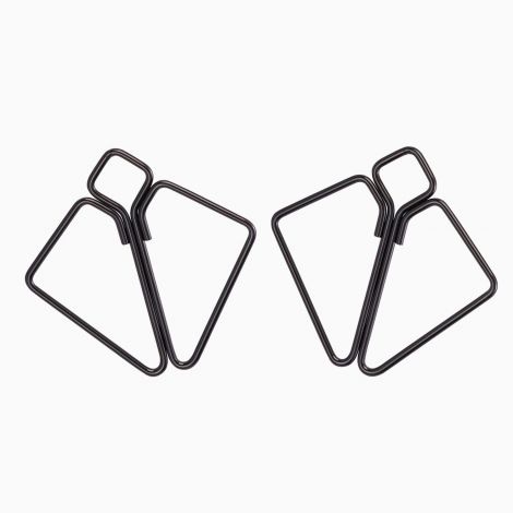 Затискачі для сосків LOCKINK Minimalism Nipple Clamps, сріблясті