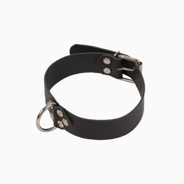 Нашийник Leather Collar Black
