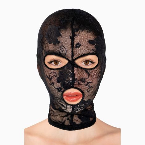 Капюшон Fetish Tentation Patterned Fishnet Hood, ажурна сітка