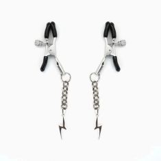 Зажимы для сосков Liebe Seele Lightning Nipple Clamps Silver
