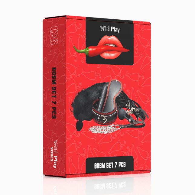 Набір БДСМ - Erospace Wild Play BDSM Set 7 pcs C8