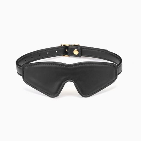 Маска на очі Liebe Seele Black Organosilicon Blindfold, екошкіра