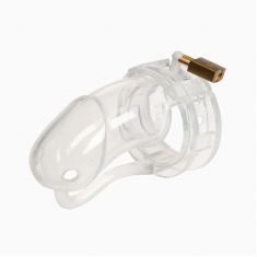 Пояс вірності - MALESATION Penis Cage Silicone, large, clear
