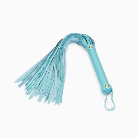 Флогер Liebe Seele Blue Lamb leather Flogger with Velvet Lining Флогер Liebe Seele Blue Lamb leather Flogger with Velvet Lining