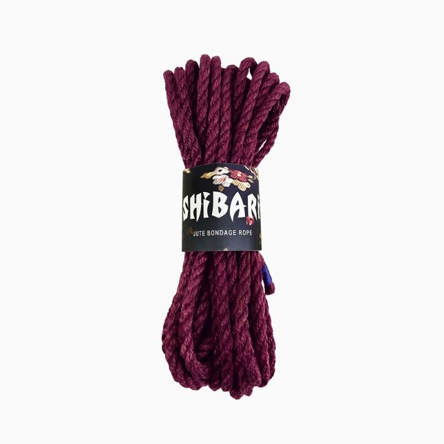 Джутова мотузка для шібарі Feral Feelings Shibari Rope, 8 м фіолетова