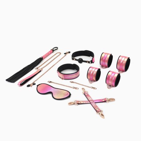 БДСМ-набор Liebe Seele Vivid Sakura 8 Pieces Set, 8 аксессуаров, экокожа на бархатной основе