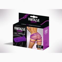 Мотузка - Fantazje BDSM Lina do krępowania Fioletowa