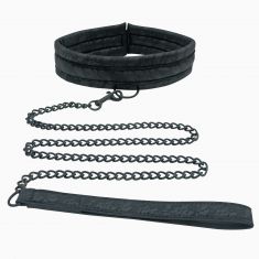 Нашийник з поводком Sportsheets Midnight Lace Collar and Leash