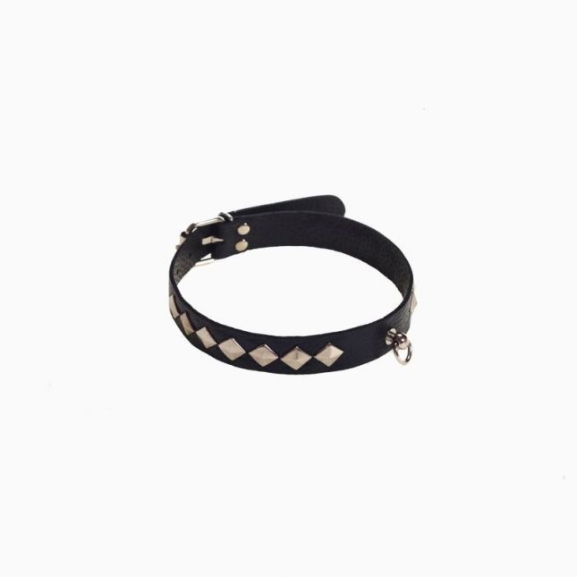 Нашийник SUB Leather Choker Black