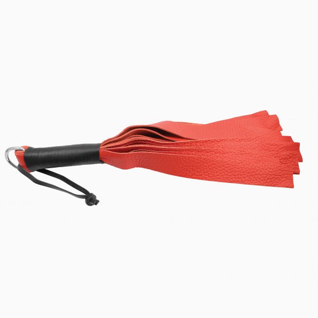 Батіг - XXdreamSToys Leder - Peitsche m. 12 Riemen, червоний