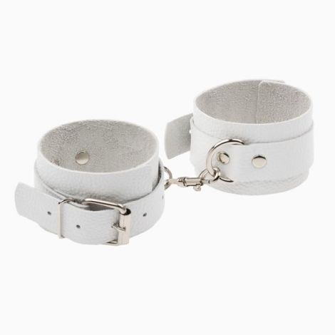 Наручники Leather Standart Hand Cuffs White