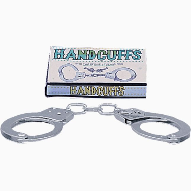 Наручники - Large Metal Handcuffs With Keys