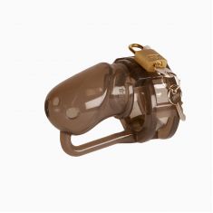 Пояс вірності - MALESATION Penis Cage Silicone, small, black - clear