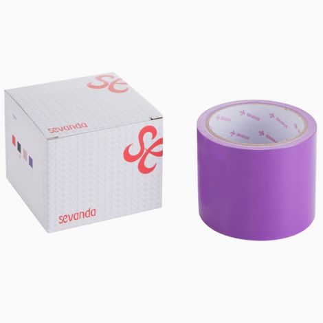 Скотч для бондажа LOCKINK SEVANDA Electrostatic Tape, фиолетовая, 16 м