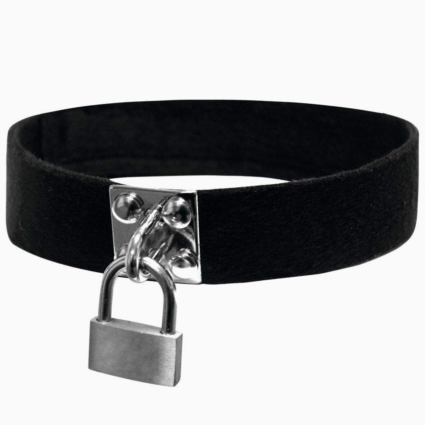 Чокер с замочкомSex And Mischief - Lock & Key Collar, полиэстер, на липучке Чокер с замочкомSex And Mischief - Lock & Key Collar, полиэстер, на липучке