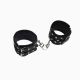 Кайдани на щиколотки Leather Double Fix Leg Cuffs Black