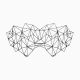 Маска на лицо Bijoux Indiscrets - Kristine Mask, виниловая, клеевое крепление, без завязок