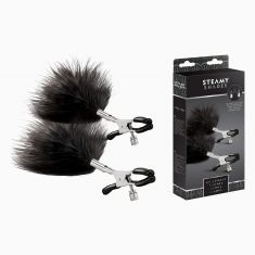 Затиски для сосків - STEAMY SHADES Adjustable Feather Nipple Clamps