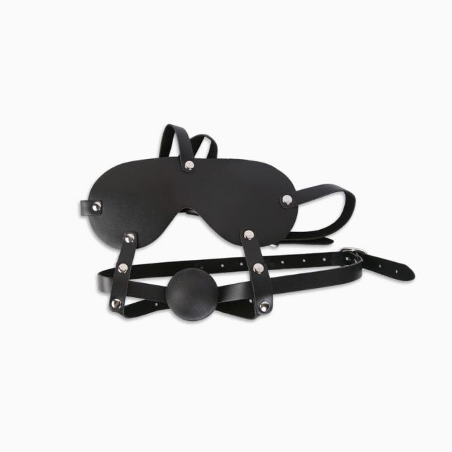 Комплект БДСМ : Маска і Кляп Комплект БДСМ : Маска і Кляп