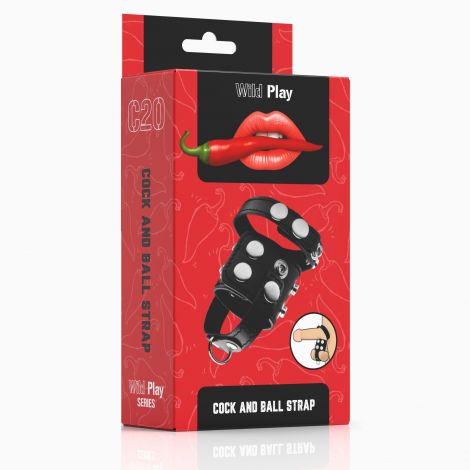 Бондаж - Erospace Wild Play Cock And Ball Strap C20