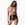 Комплект белья Passion Exclusive INDRA SET OpenBra S/M, black, стринги, портупея с бахромой