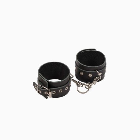 Наручники Leather Restraints Hand Cuffs Black