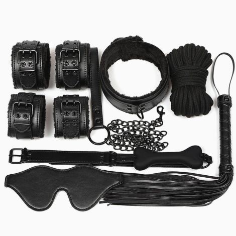 Набор для BDSM 7в1 LY1003 Black