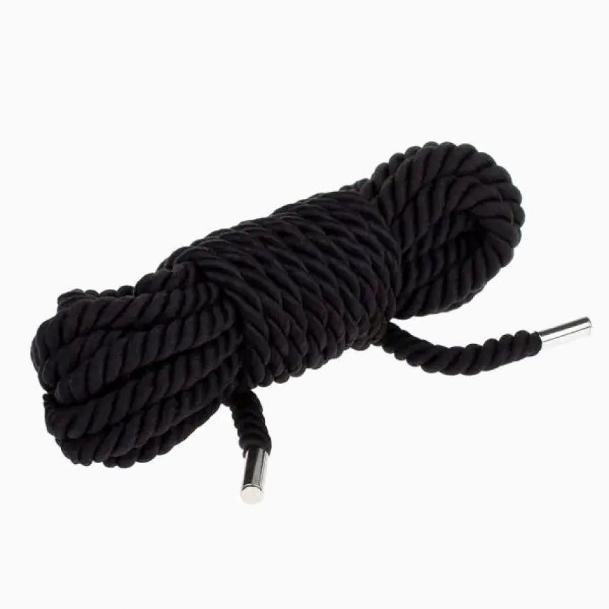 Мотузка для бондажу Premium Silky 5 м Black Мотузка для бондажу Premium Silky 5 м Black