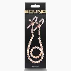 Затискачі для сосків - Bound Nipple Clamps Dc1 Rose Gold