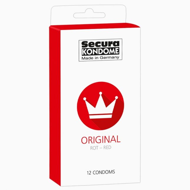 Презервативы - Secura Original Red, 12 шт.
