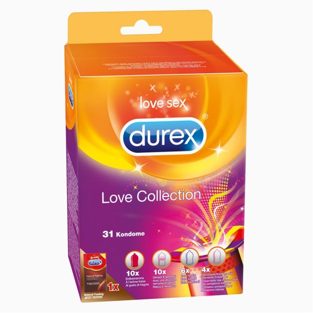 Презервативи - Durex Love Collection, 31 шт.
