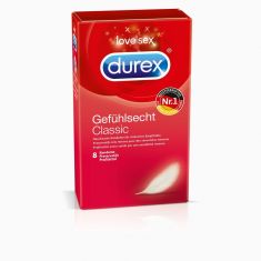 Презервативи - Durex Gefühlsecht Classic, 8 шт.