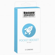 Презервативи - Secura Pocket Rocket 49 мм, 12 шт.