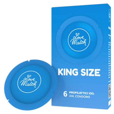 Презервативи - King Size, 60 мм, 6 шт.