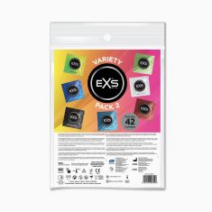 Презервативи - EXS Variety Pack 2, 42 шт.