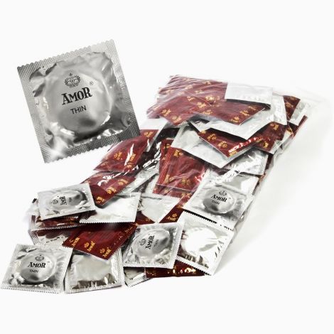 Презервативи - Amor Premium Thin, 100 шт.