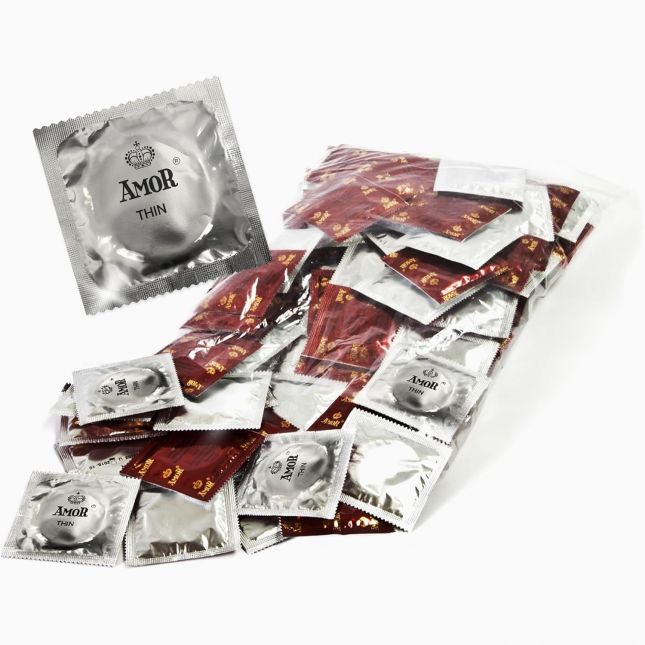 Презервативи - Amor Premium Thin, 100 шт.